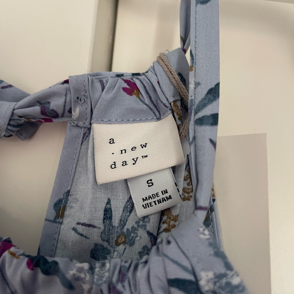 a new day Light Blue Floral Dress - Picture 5 of 6